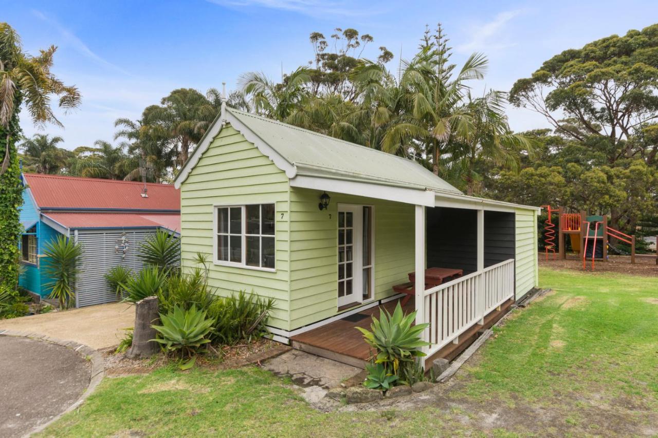 Wairo Beach Holiday Park Tabourie Lake Exteriör bild