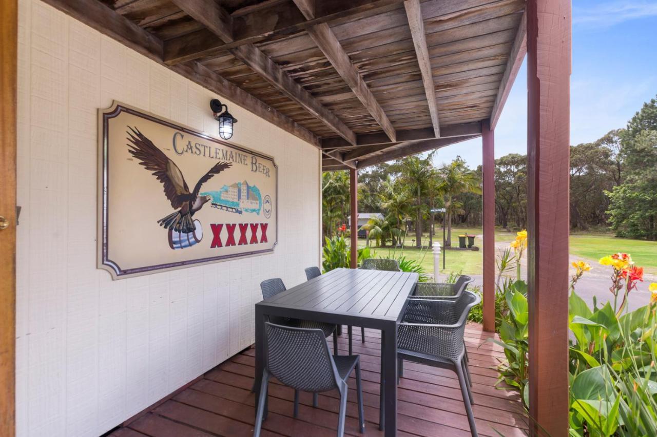 Wairo Beach Holiday Park Tabourie Lake Exteriör bild